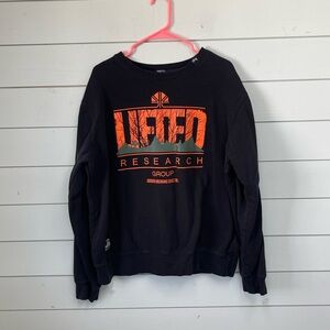 LRG lifted‎ research group black crewneck sweatshirt men’s size XL